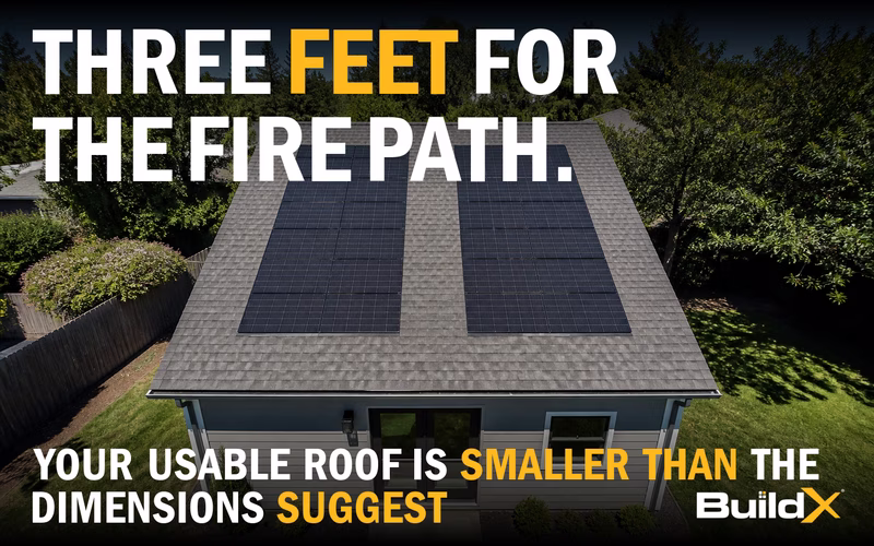 How Much of My ADU Roof Can Actually Hold Solar Panels After Fire Code Setbacks?