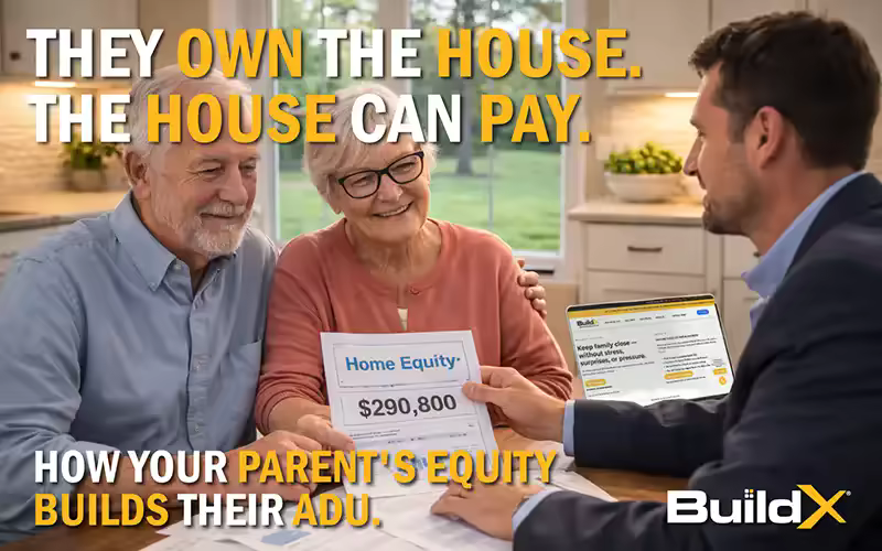 Can Your Aging Parent Use Their Home Equity to Build an ADU?