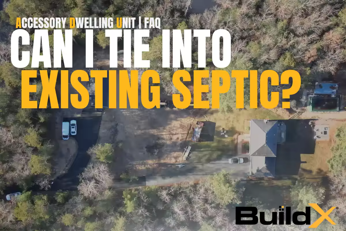 Can I Tie Into My Existing Septic?