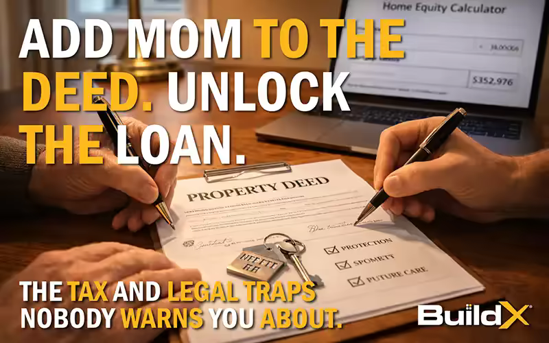 Can You Add a Family Member to Your Deed to Finance an ADU?