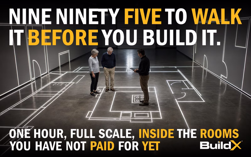 What Does It Cost to Walk Your ADU Floor Plan at Full Scale Before You Build?