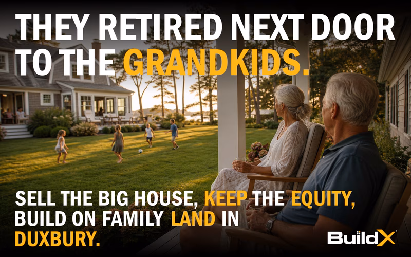Why Did This Duxbury Couple Build an ADU Next to Their Grandkids Instead of Buying a Retirement Home?