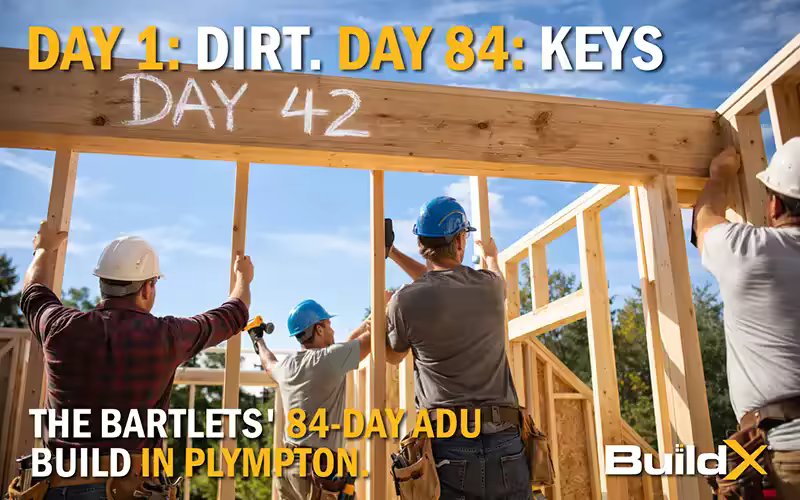 How Fast Can You Actually Build an ADU? (One Family’s 84-Day Story)