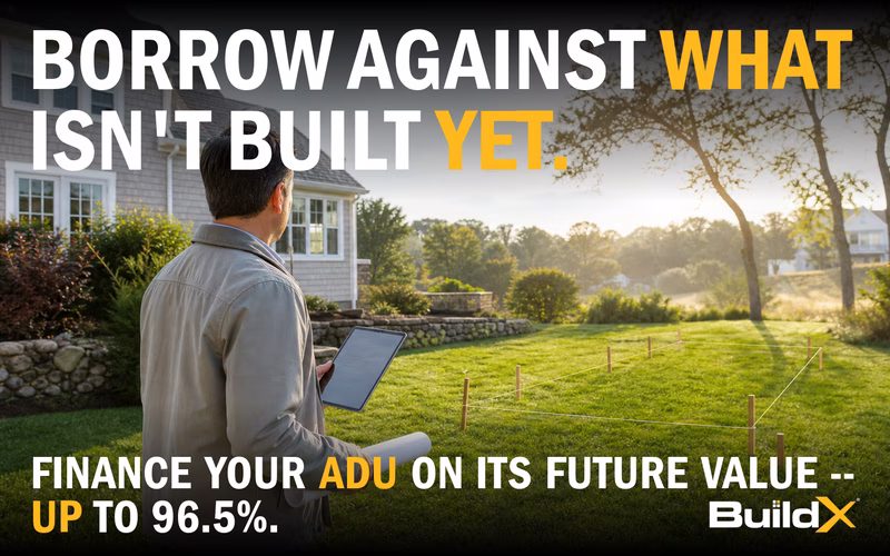 How Can You Finance an ADU Using Its Future Value?