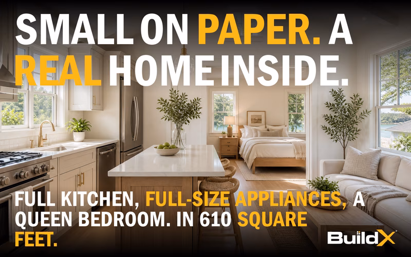 Can You Fit a Full Home Into a 610 Square Foot ADU?