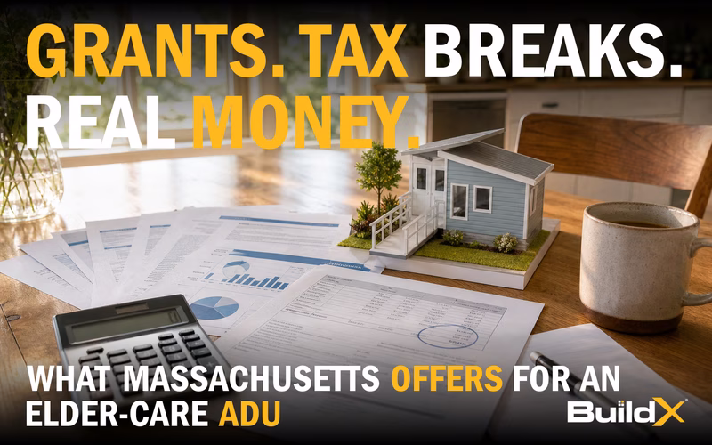 Are There Grants or Tax Incentives for Building an ADU for Elderly Parents in Massachusetts?