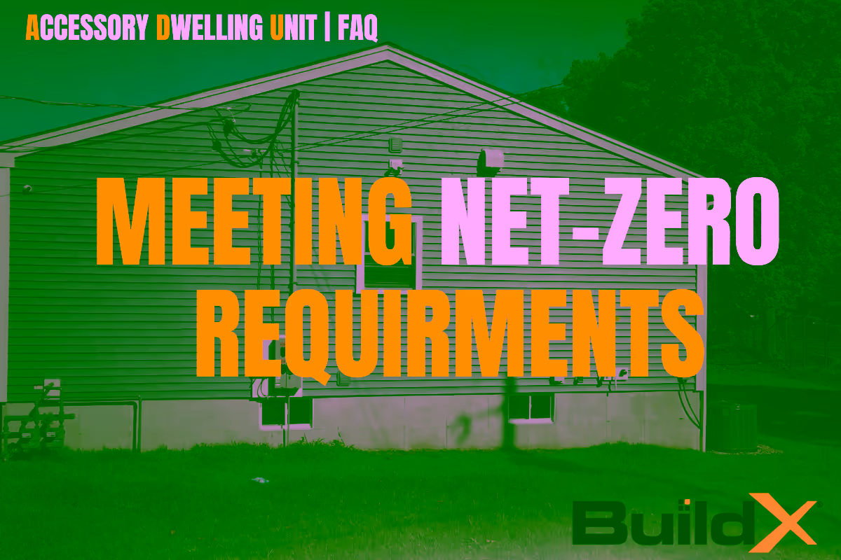 How Do I Meet Net-Zero Energy Requirements?