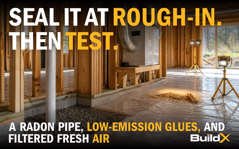 How Do You Keep Radon and Chemical Off-Gassing Out of a New ADU?