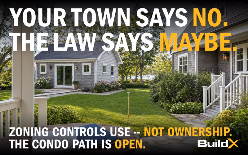 Can a Massachusetts Town Legally Stop You From Selling Your ADU Separately?