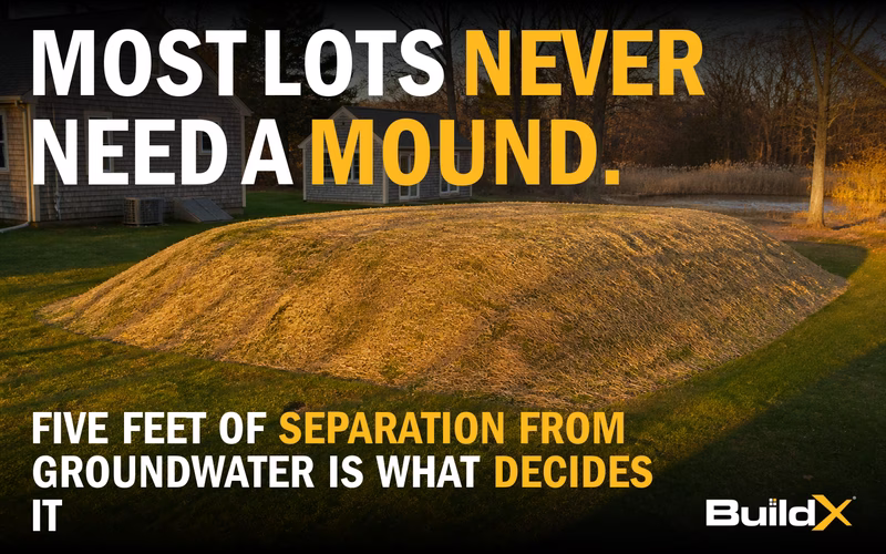 Do You Need a Mound Septic for Your ADU, and How Do You Avoid One?
