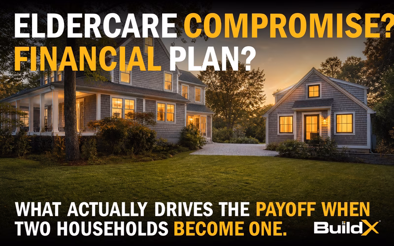Is combining households with an aging parent actually worth it financially, or mostly an eldercare compromise?
