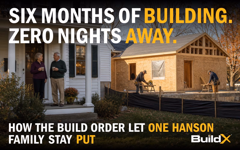 Where Do Your Parents Live While You Build Their In-Law Apartment?