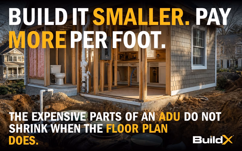 Why Does a Smaller ADU Cost More Per Square Foot?