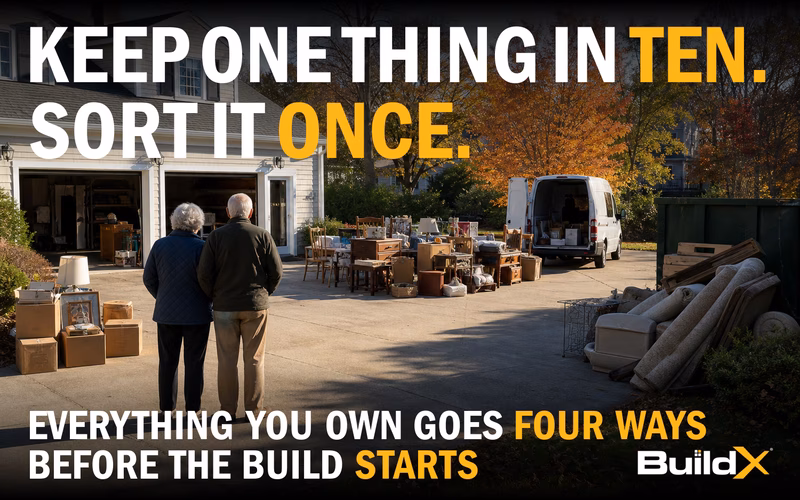 How Much of Your Stuff Actually Fits When You Downsize Into a 900 Sq Ft ADU?