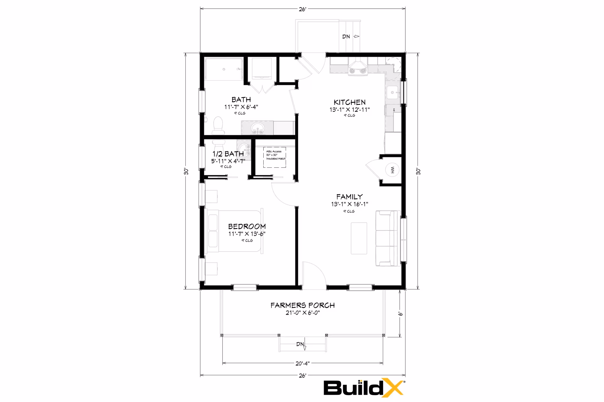 X-14 The Woodland floor plan
