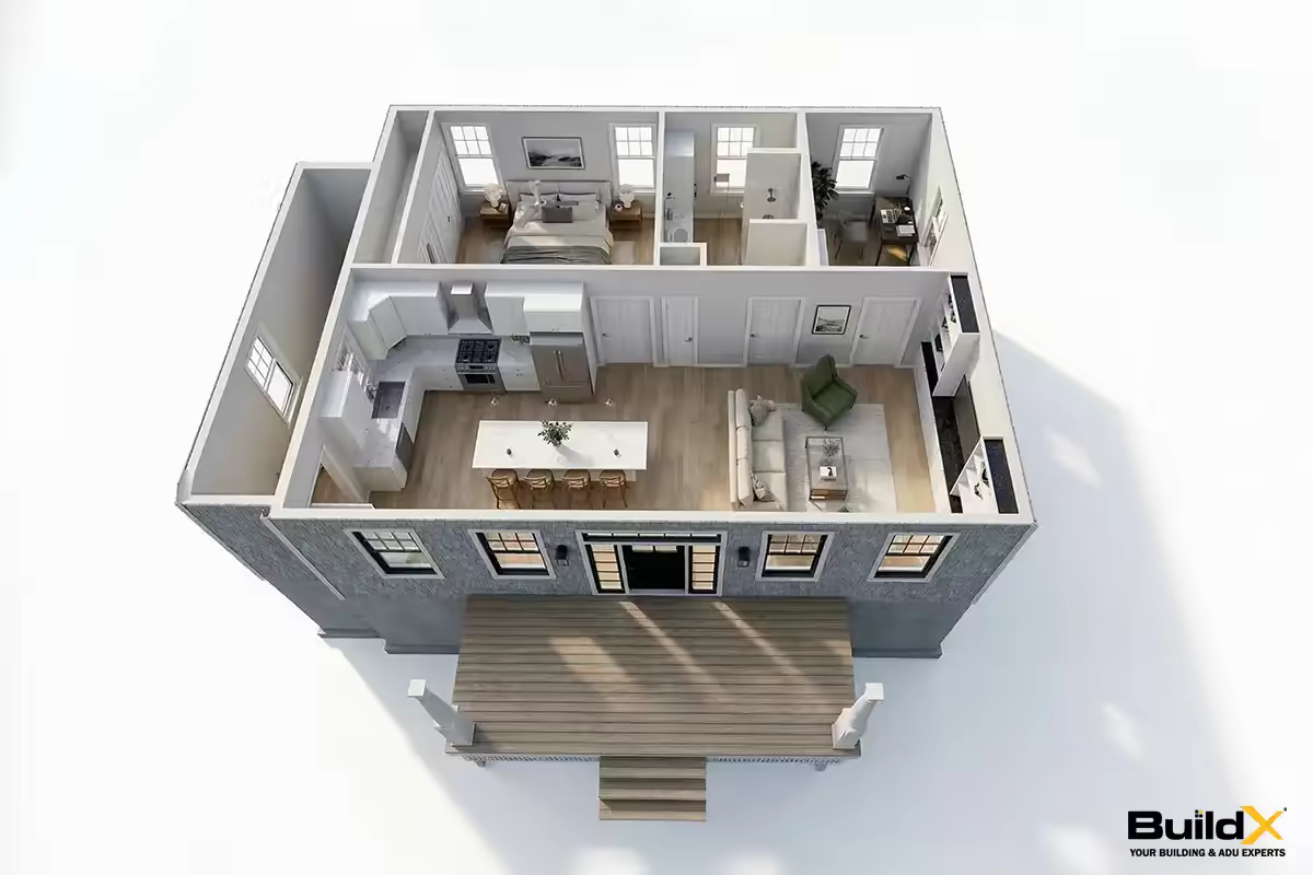 X-15 The Retreat  Isometric View 1