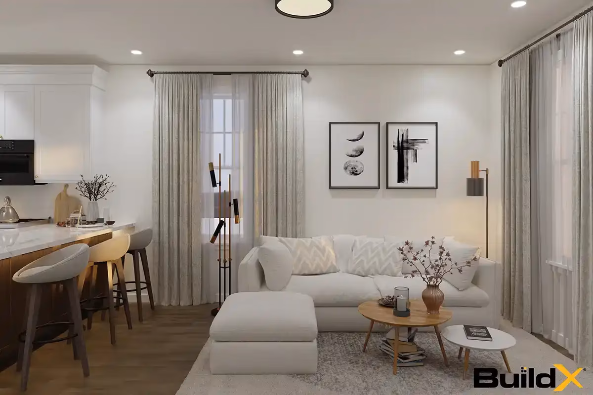 X-5 The Glen  Living Room 2