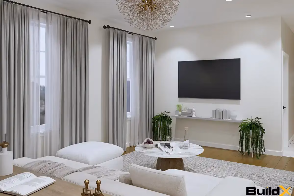 X-7 The Gables  Living Room 2