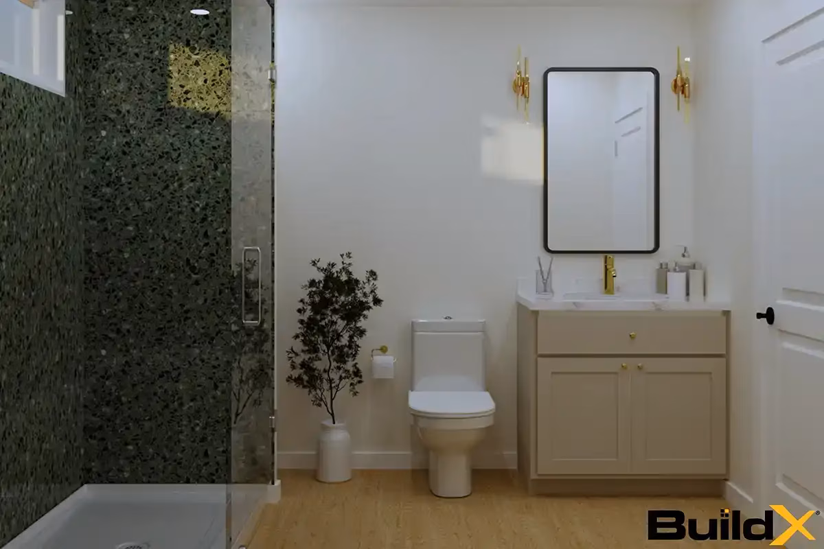 X-8 The Garden House  Bathroom