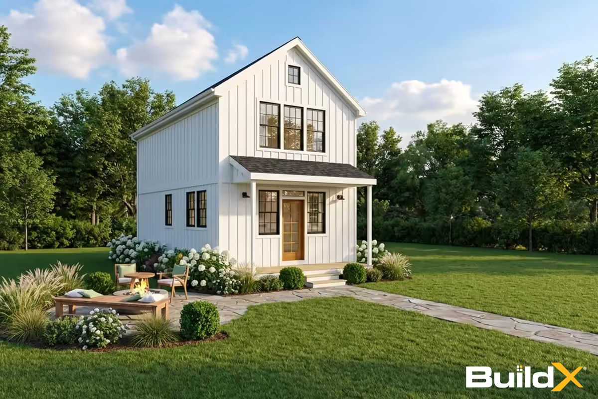 X-8 The Garden House  Modern Farmhouse