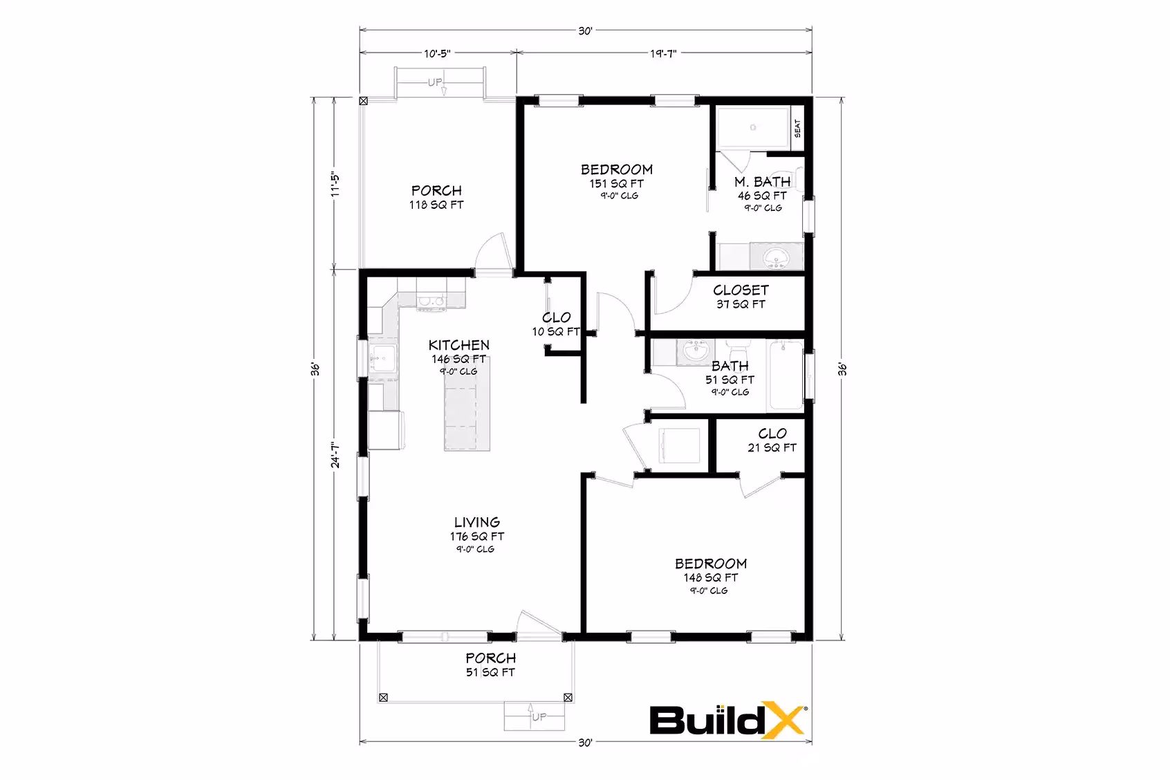 X-9 The Breeze floor plan