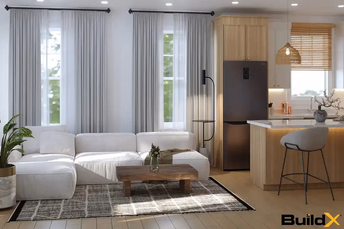 X-9 The Breeze  Living Room